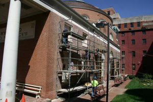Davidge Hall - Exterior Masonry Repair1.JPG
